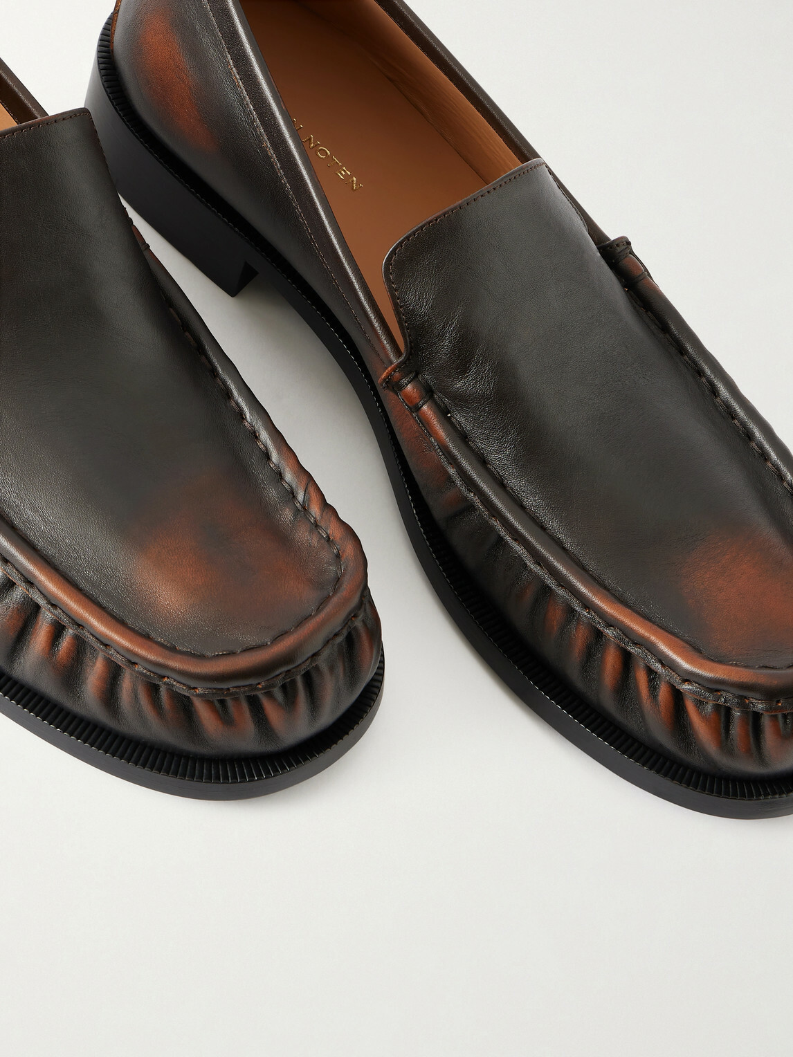 Dries Van Noten - Leather Loafers - Brown
