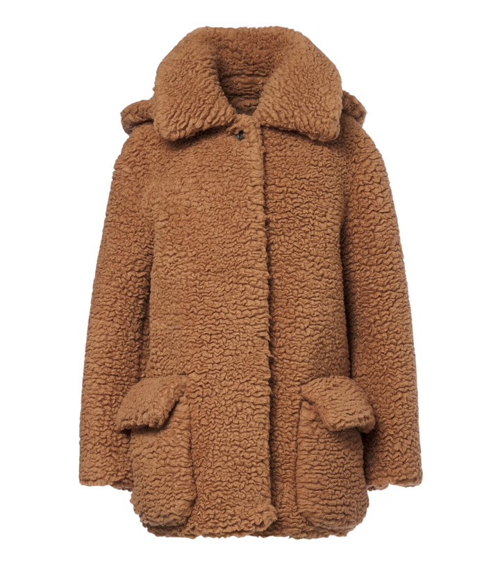 Photo: Loewe Wool and silk teddy coat