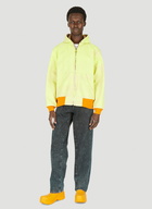 Zip Up Hooded Sweatshirt in Yellow