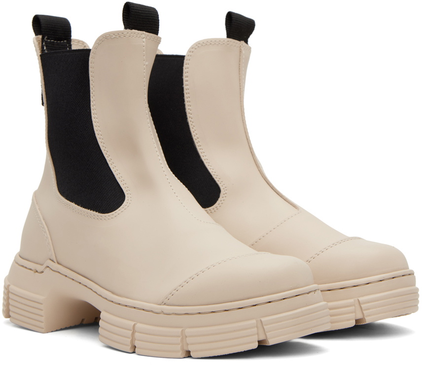 GANNI Off-White City Boots GANNI