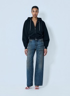 Alexander Wang Zip-Front Hooded Sweatshirt