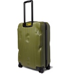 Crash Baggage - Stripe Medium Polycarbonate Suitcase - Green