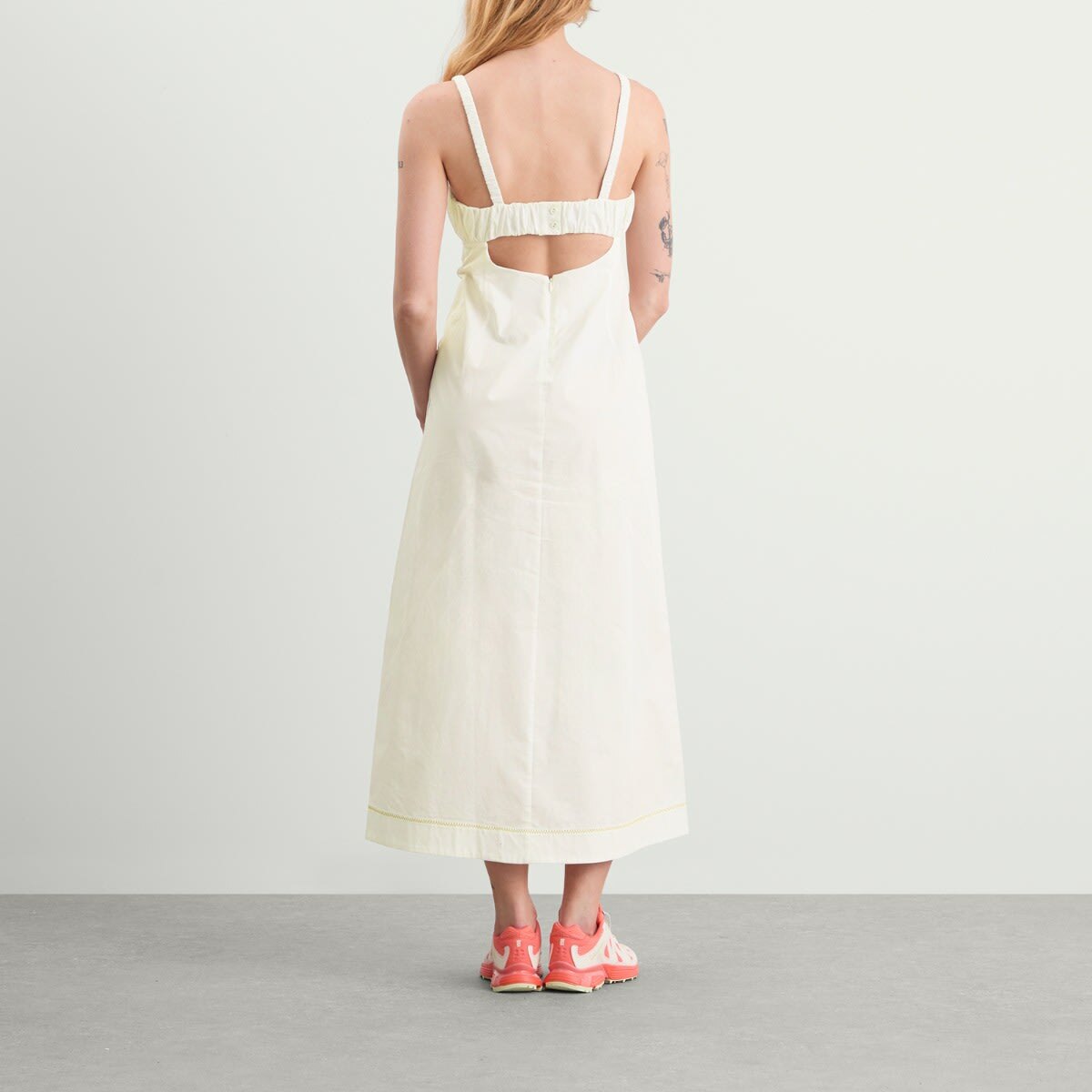 ALÉMAIS Women's Katerina Midi Dress in Cream