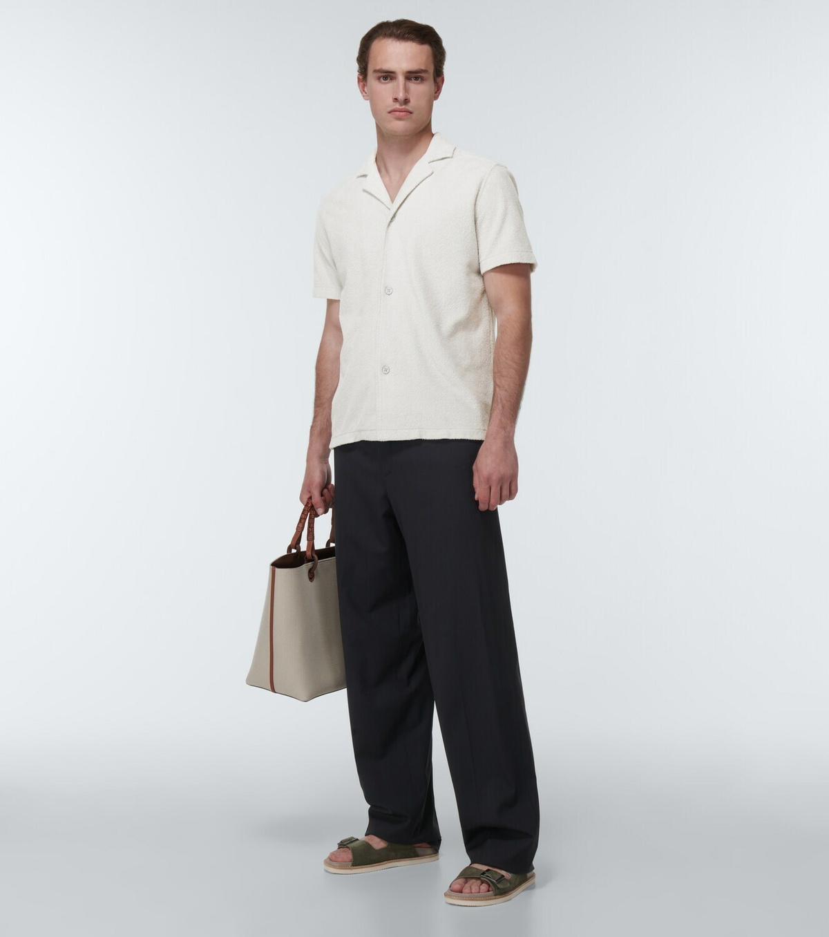 Orlebar Brown Howell terry cotton shirt