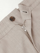 Dunhill - Tapered Super 130s Wool Trousers - Gray