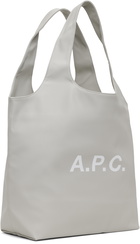 A.P.C. Gray Ninon Tote