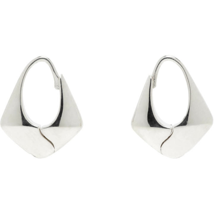 Photo: Sophie Buhai Small Pyramid Hoop Earrings