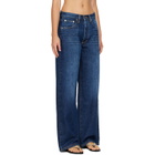 St. Agni Blue Classic Mid Rise Jeans