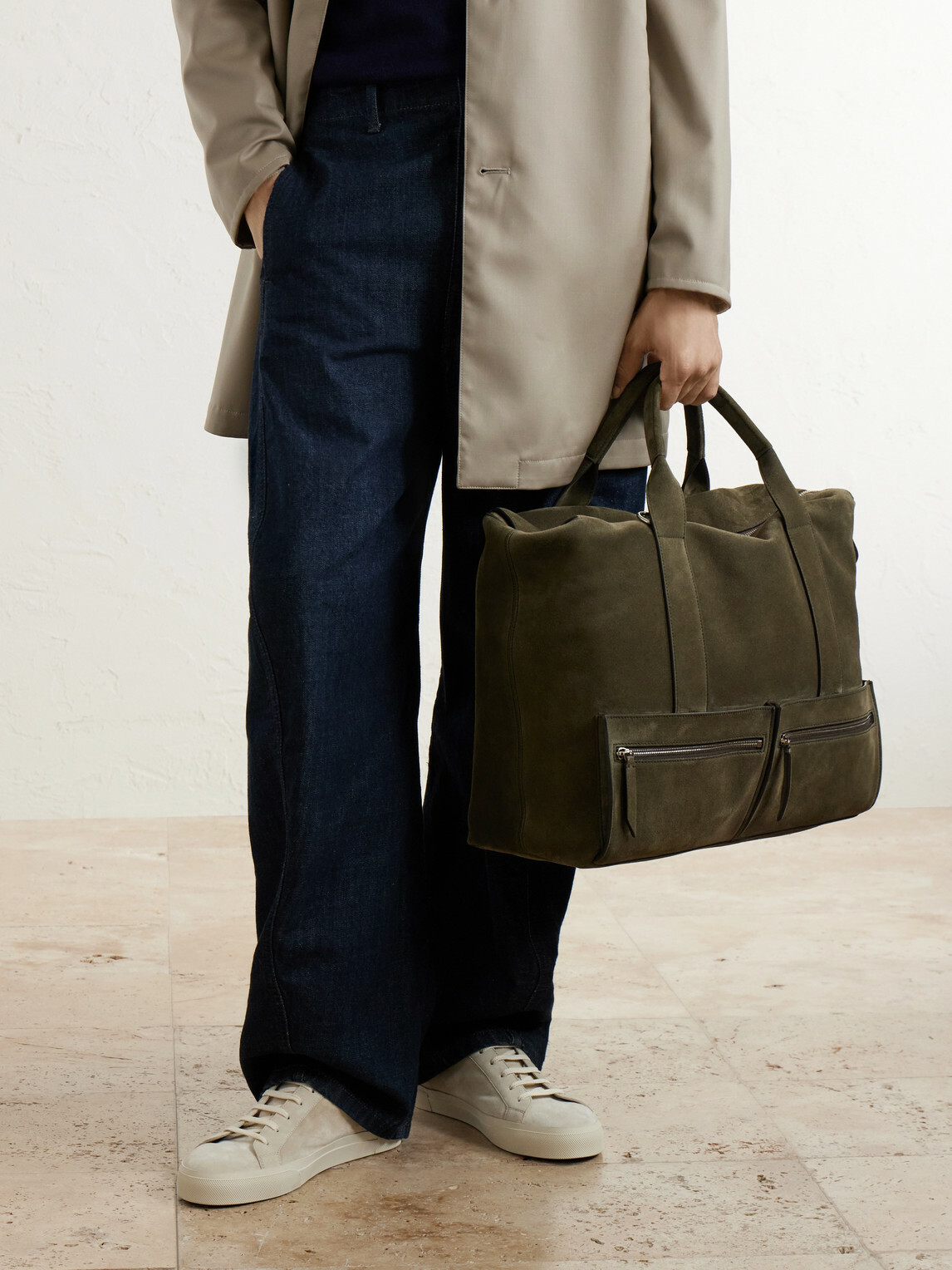 Métier - Racer Suede Tote Bag