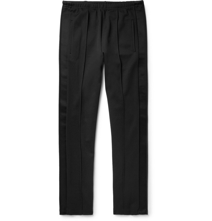 Photo: Maison Margiela - Satin-Trimmed Piqué Drawstring Trousers - Men - Black