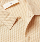 Séfr - Rami Checked Cotton and Wool-Blend Shirt - Neutrals