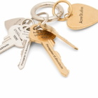 Acne Studios Men's Multi Key Chain in Gold/Silver 
