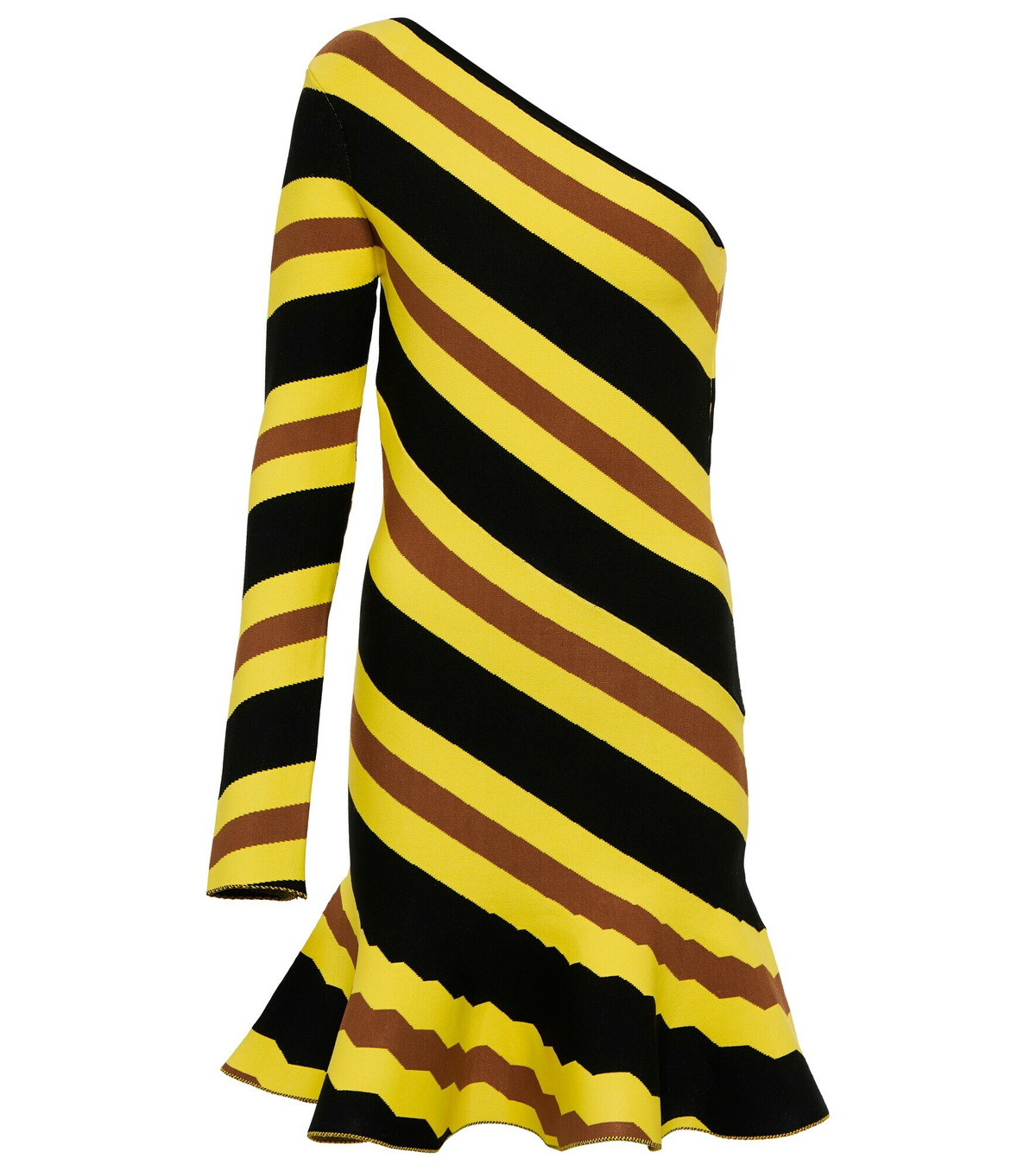 JW Anderson - One-shoulder striped minidress JW Anderson JW Anderson - One-shoulder striped minidress JW Anderson