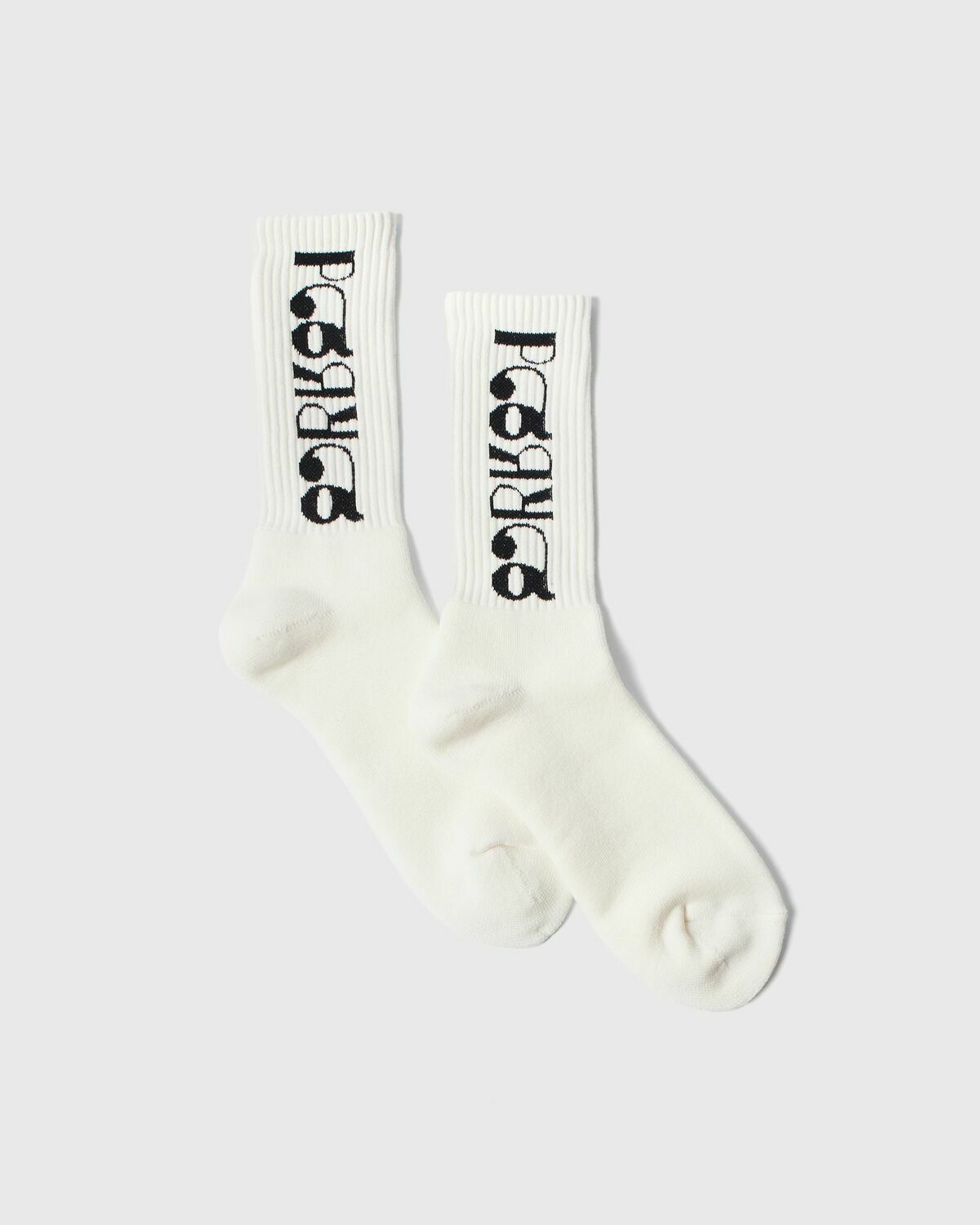 By Parra TOKYO LOGO CREW SOCKS White Men