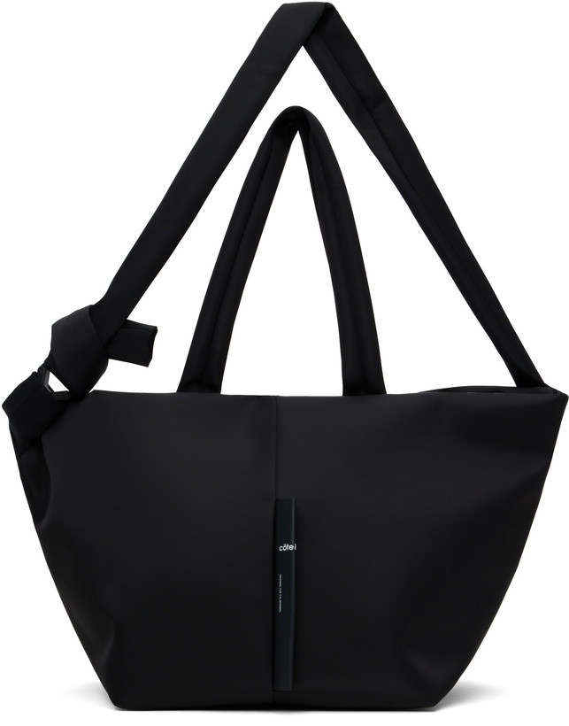 Photo: Côte&Ciel Black Amu Sleek Nylon Tote