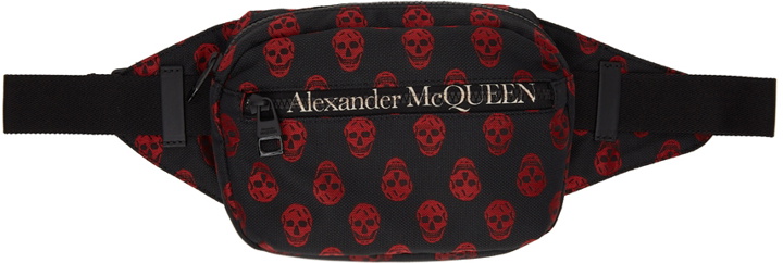 Photo: Alexander McQueen Black Biker Skull Urban Bag