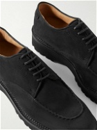 John Lobb - Land Rugged Suede Derby Shoes - Black