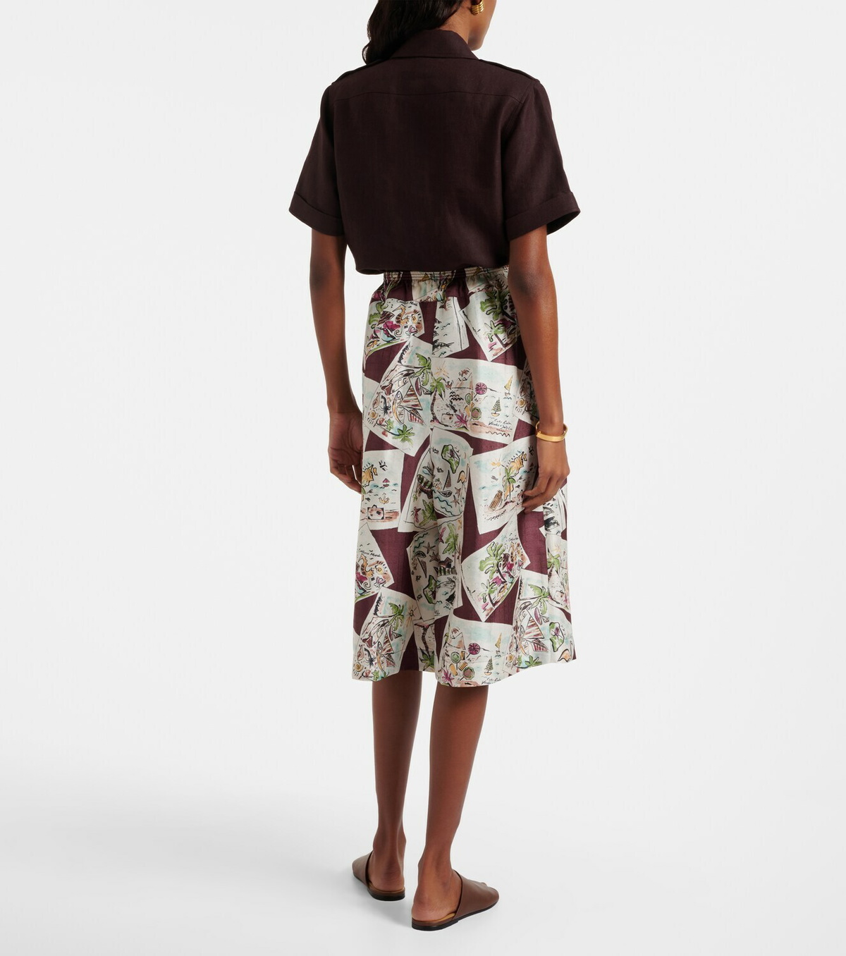 Loro Piana Emon silk Bermuda shorts