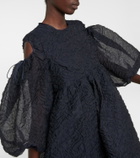 Cecilie Bahnsen - Oversized puff-sleeve midi dress