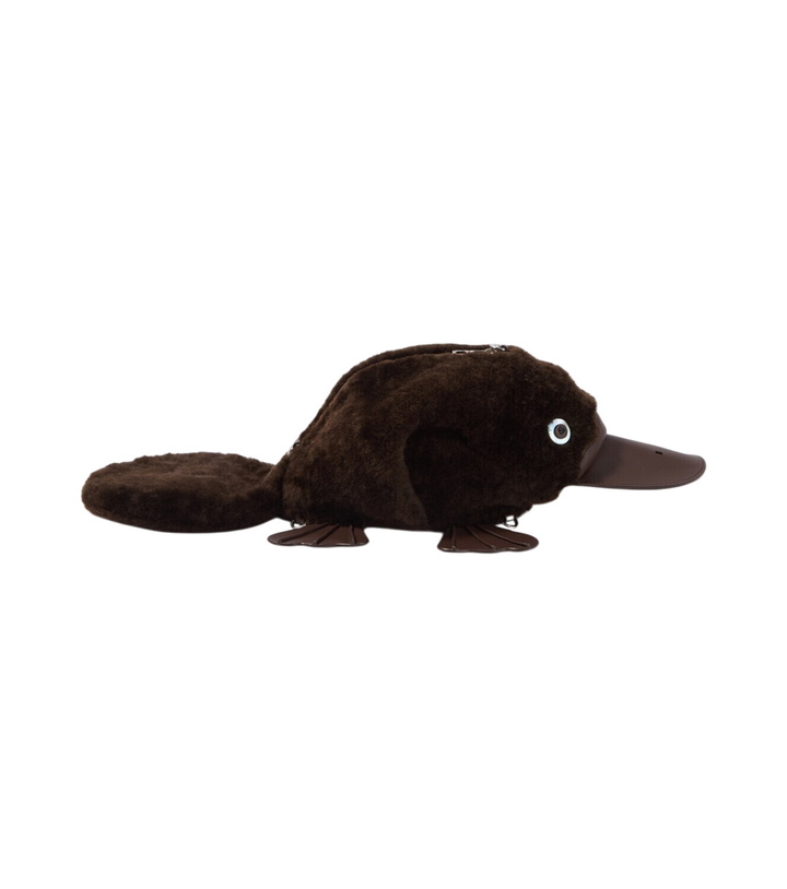 Photo: Loewe Platypus shearling crossbody bag