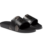 Valentino - Valentino Garavani Camouflage-Print Rubber Slides - Men - Black