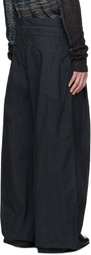 Eckhaus Latta Navy Flight Trousers