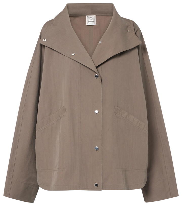 Photo: Toteme Oversized cotton-blend jacket