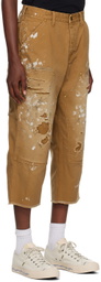 kolor Tan Distressed Jeans