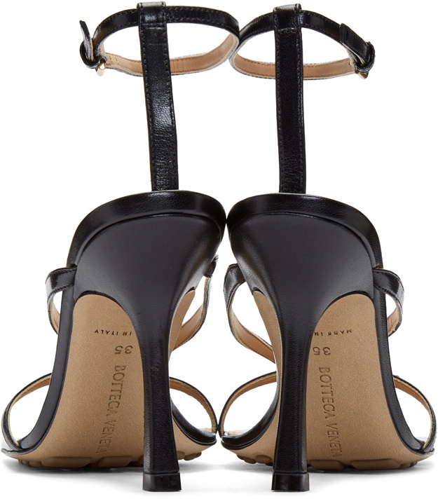 Bottega Veneta Black Stretch Sandals Bottega Veneta