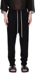 Rick Owens Black Drawstring Lounge Pants