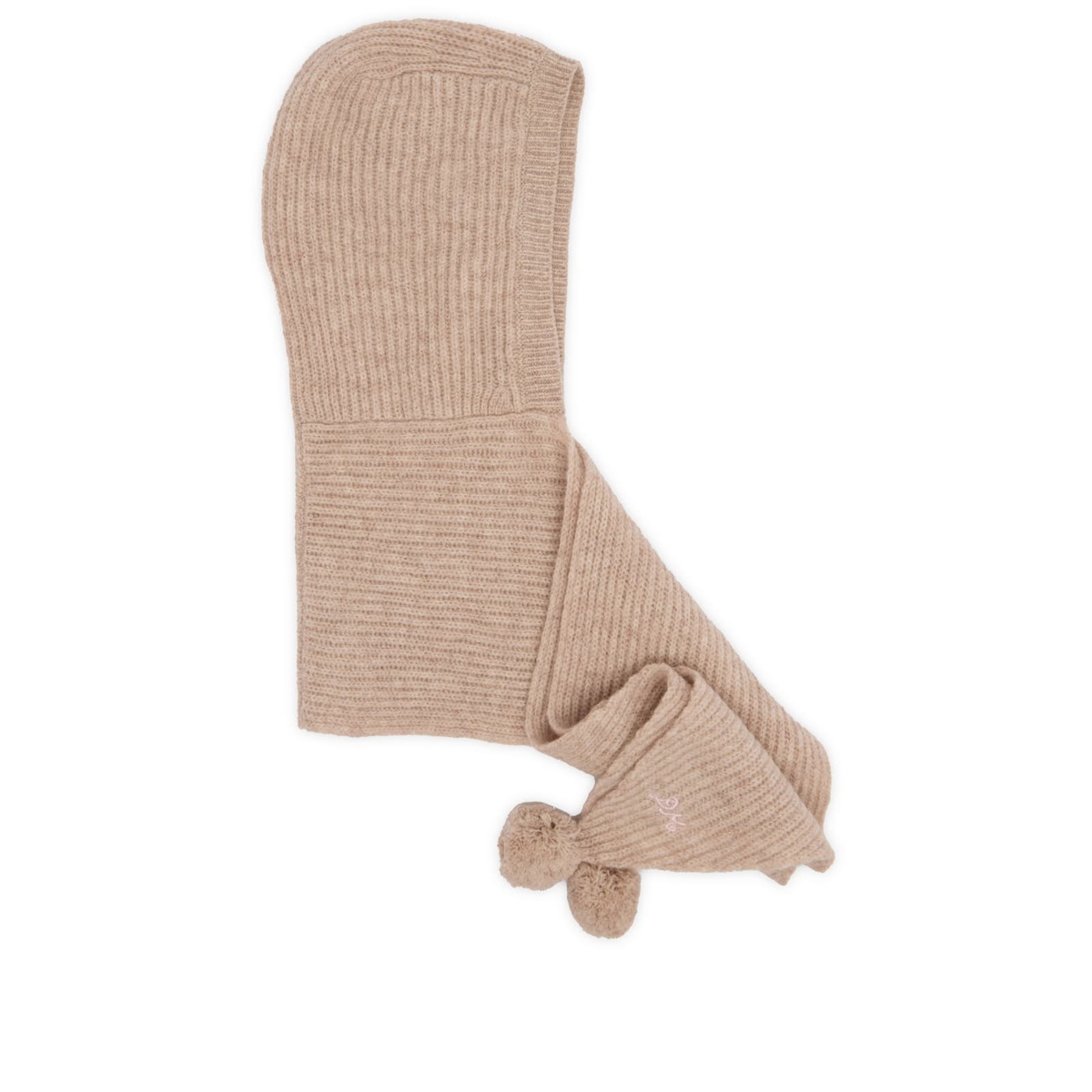 Damson Madder Women's Tie Front Hood in Oatmeal 
