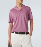 Zegna Linen polo shirt