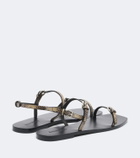 A.Emery Adley snake-effect leather sandals
