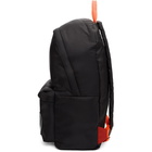 McQ Alexander McQueen Black Oversized Glyph Backpack