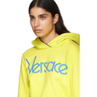 Versace Yellow Embroidered Logo Hoodie
