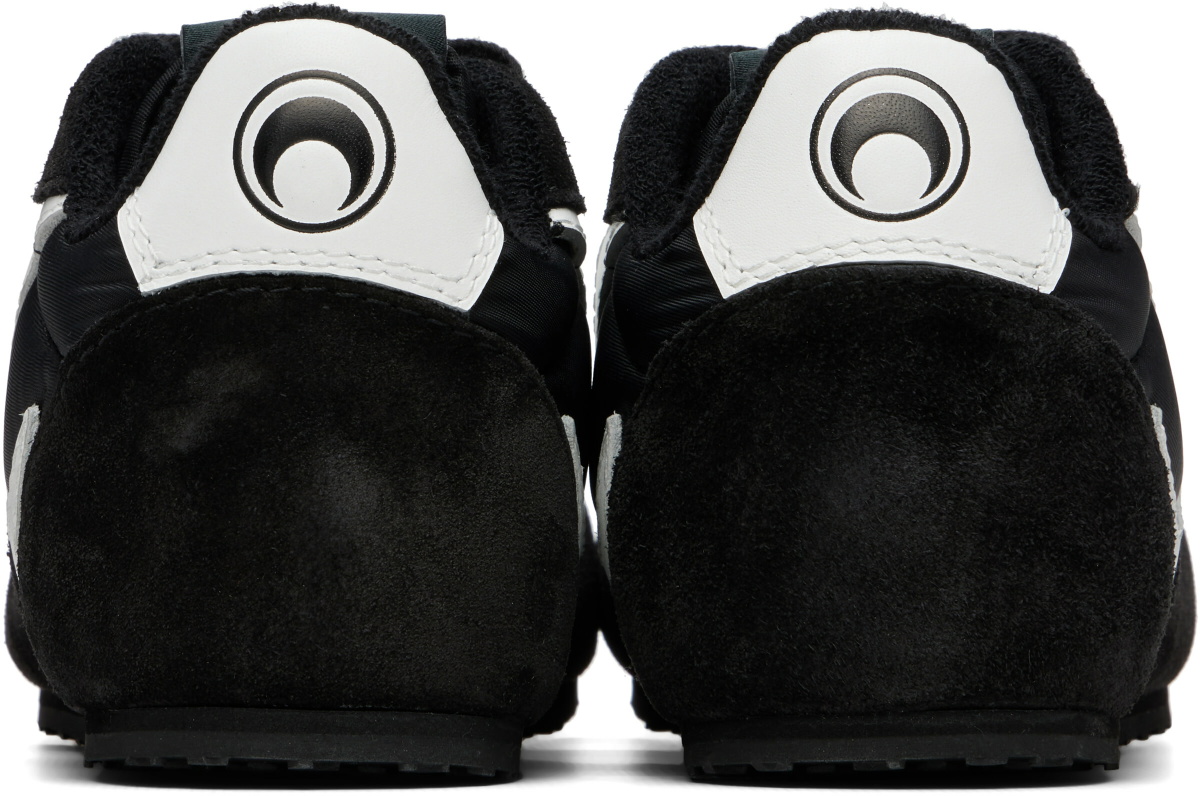 Marine Serre Black MS Rise III Sneakers