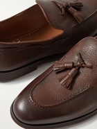 BRUNELLO CUCINELLI - Full-Grain Leather Tasselled Loafers - Brown
