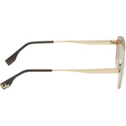 Fendi Gold 'Fendi Sky' Sunglasses