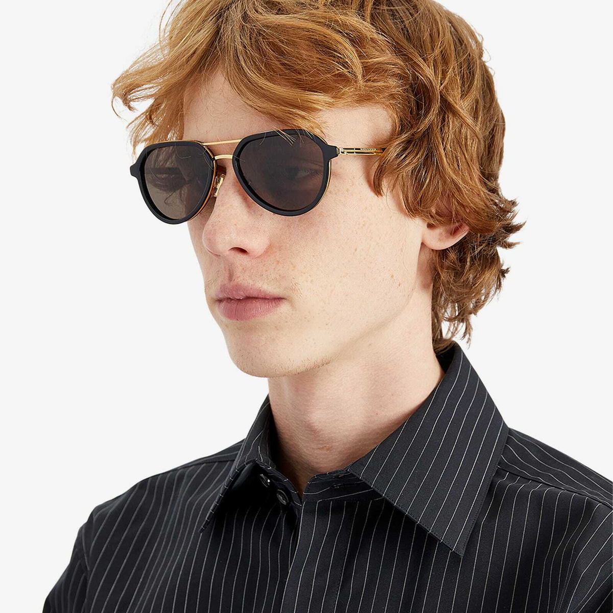 Bottega Veneta Eyewear Bottega Veneta BV1373S Sunglasses in Black