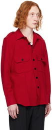 Ernest W. Baker Red Flap Pocket Shirt