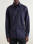 TOM FORD - Cotton-Poplin Shirt - Blue