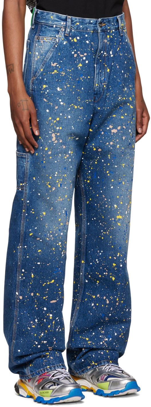 Off-White™ Carpenter Splatter Jeans Release