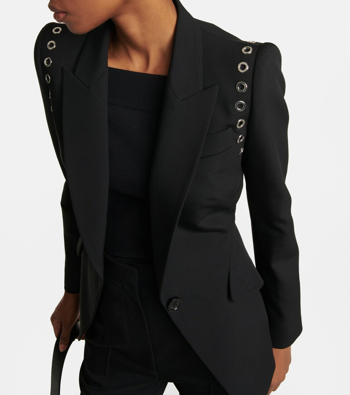 Alexander McQueen - Embellished wool blazer Alexander McQueen
