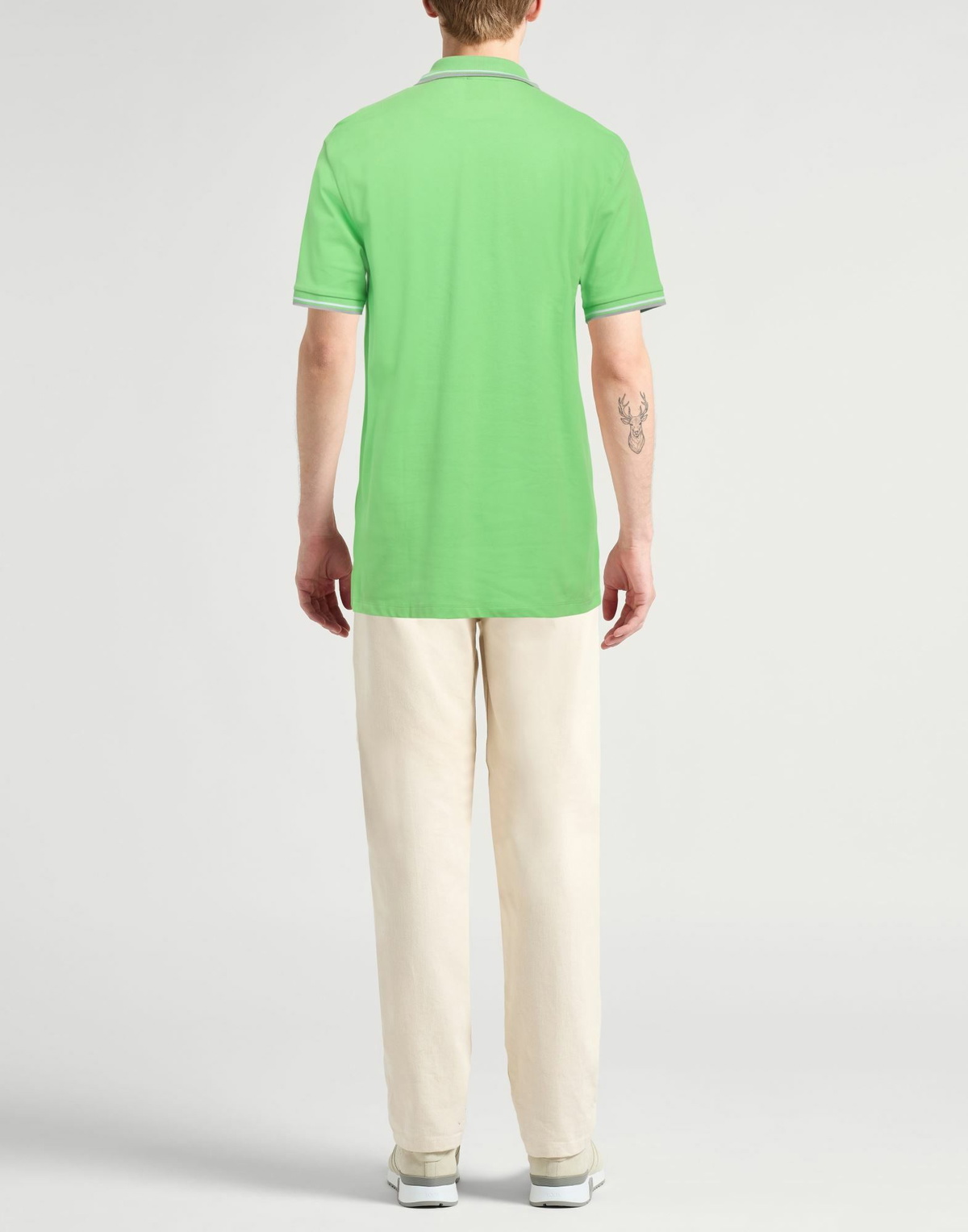Peuterey Mens Polo shirt in Green