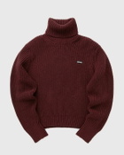 ROTATE Birger Christensen KNIT TURTLENECK JUMPER Red Womens Pullover