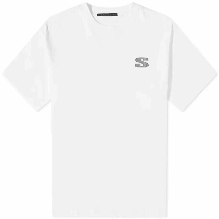 Photo: Stampd Men's Chrome Flame Relaxed T-Shirt in White
