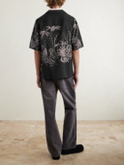 MANAAKI - Waihi Tapu Printed Lyocell Shirt - Black