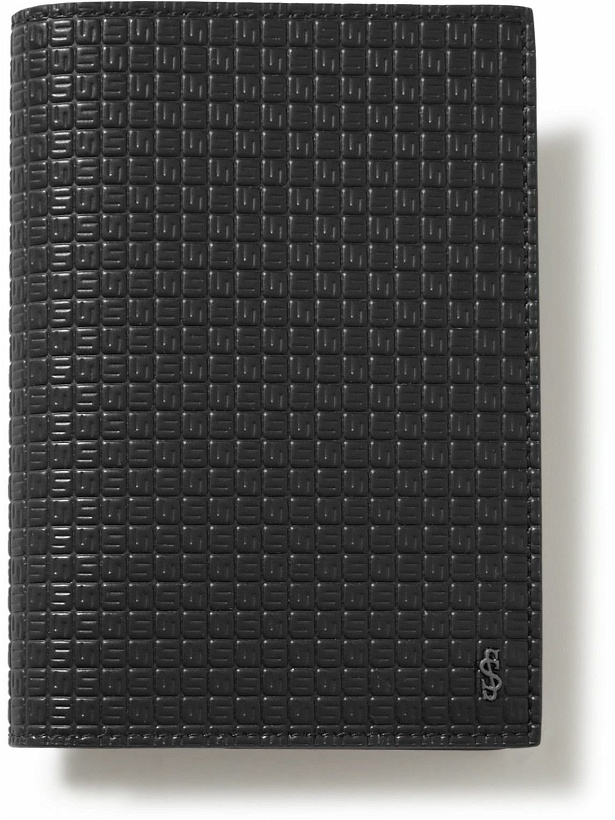 Photo: Serapian - Stepan Logo-Embossed Coated-Canvas and Leather Passport Cover