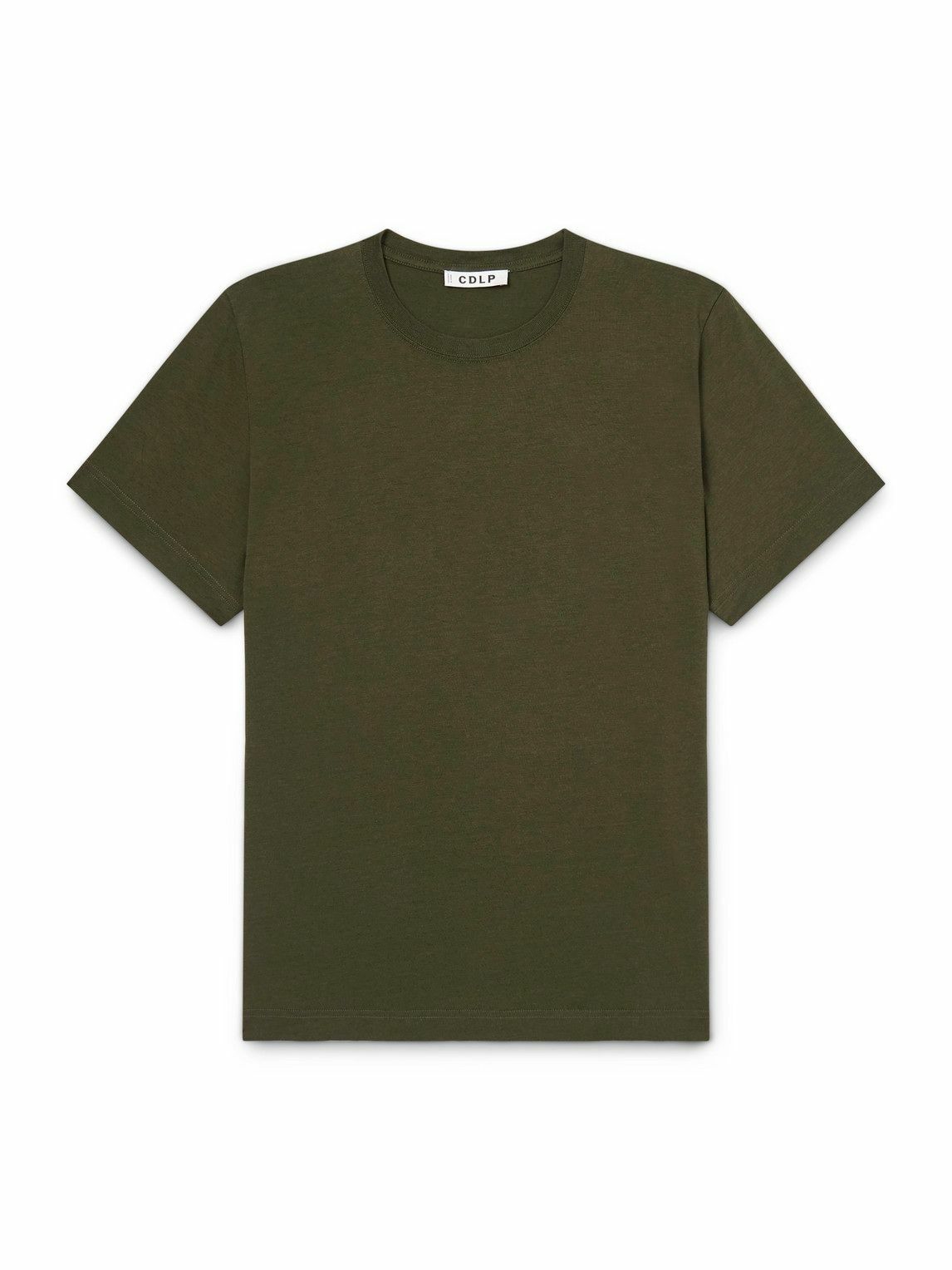 CDLP - Lyocell and Pima Cotton-Blend Jersey T-Shirt - Green