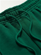 Ninety Percent - Tapered Organic Cotton-Jersey Sweatpants - Green